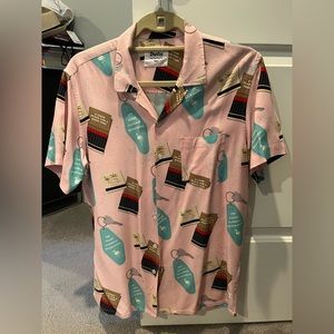 Duvin Mens hotel Mingo short sleeve buttondown .